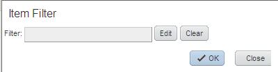 BOM Filter Pop Up