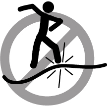 image:Do not step icon.