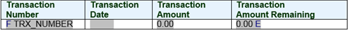 Balance Letter Properties Dialog Box