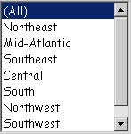 Example of Listbox Selector Example of Listbox Selector