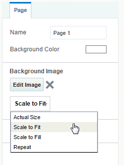 Choosing a scaling option