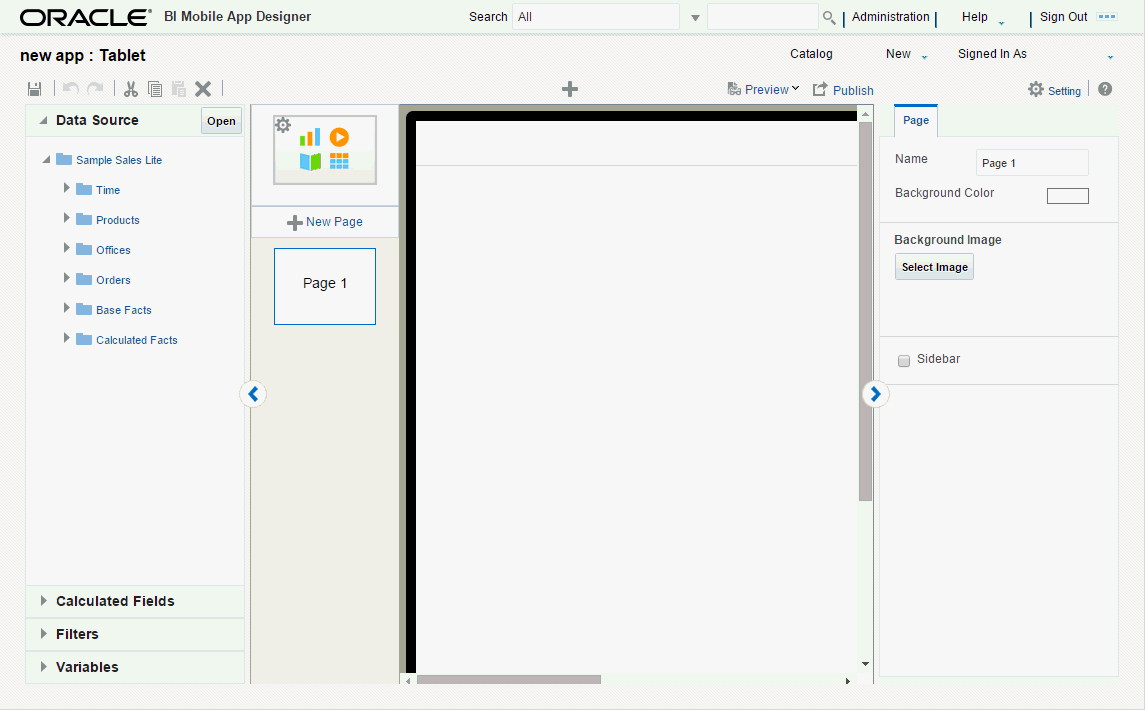 App Designer showing phone canvas
