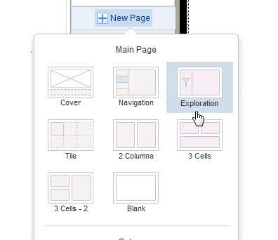 Insert Exploration page