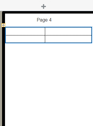 2 X 2 frame inserted to design area