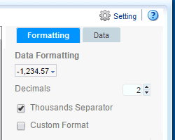 Decimal position