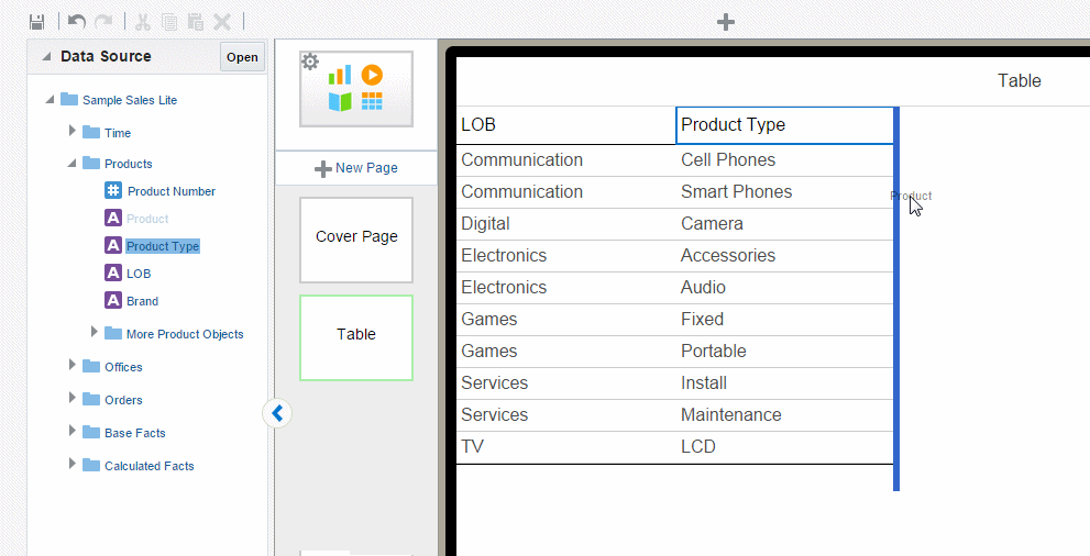 Adding columns to a table