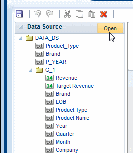 BI Publisherデータのリフレッシュ