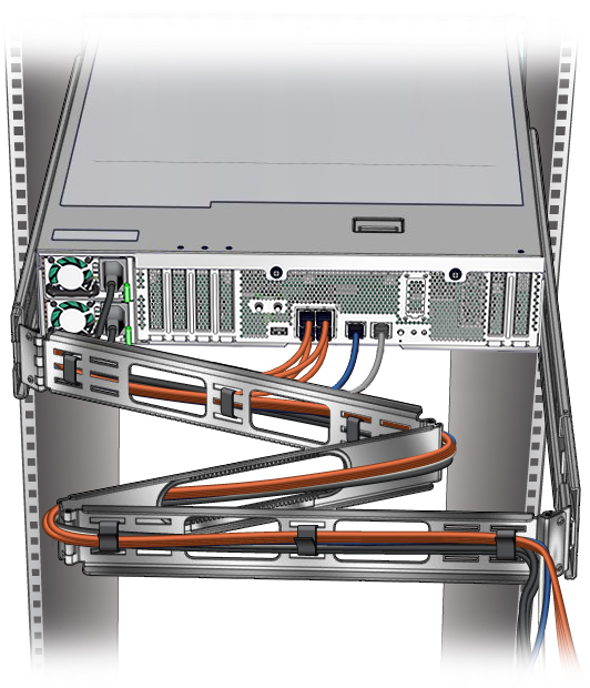 image:Routing cables in the CMA.