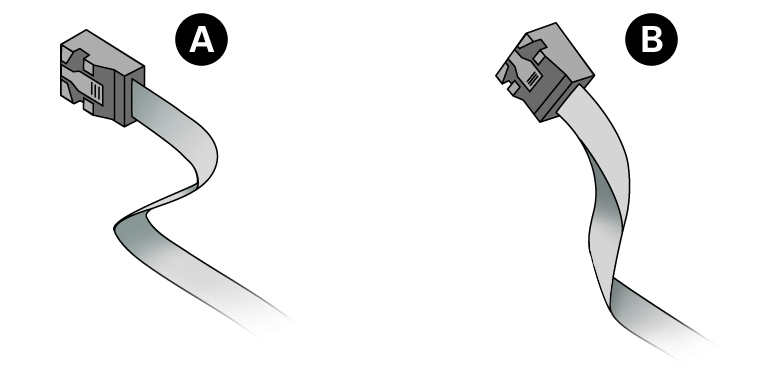 image:The illustration shows how to fold the cable.