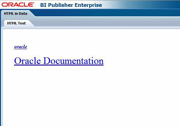 レポートにレンダリングされたデータからのHTML書式設定