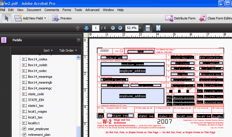 Pdfテンプレートの作成