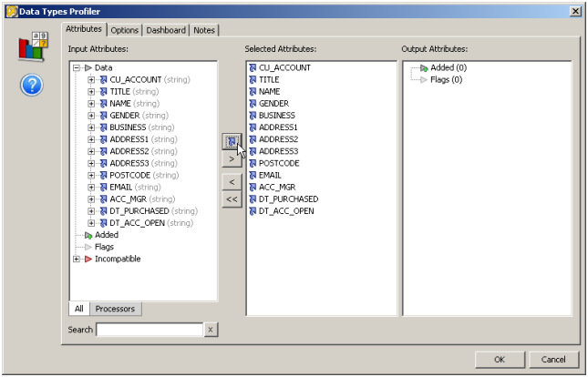 Data Types Profiler