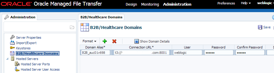 「図10-5 Oracle B2BサーバーへのOracle MFTの構成」の説明が続きます