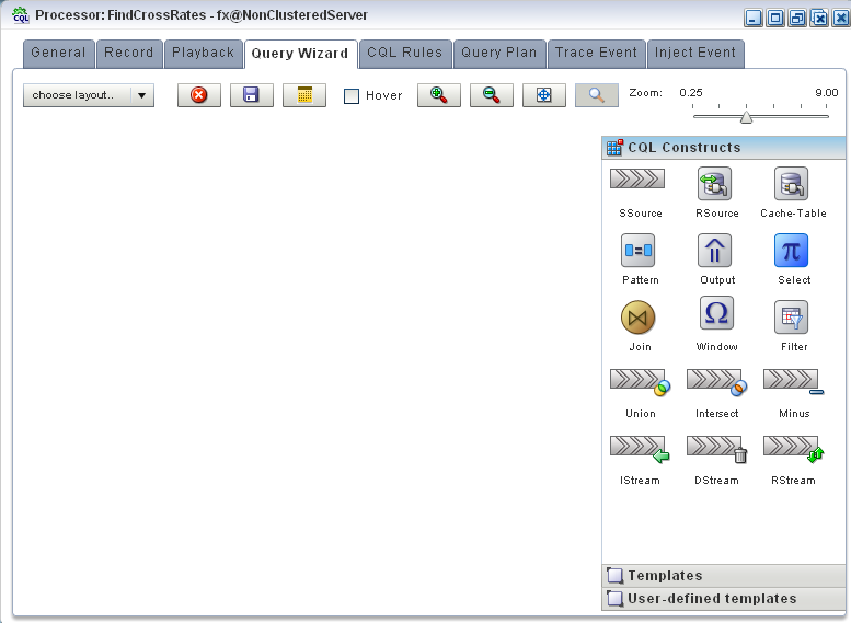 「図6-2 Oracle CQL「問合せウィザード」」の説明が続きます