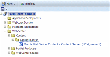 「図2-4 WebLogic Serverでのコンテンツ・サーバーへのナビゲーション」の説明が続きます