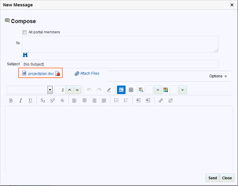 メールの送信と表示