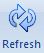 The Refresh icon in Word does not contain a down arrow