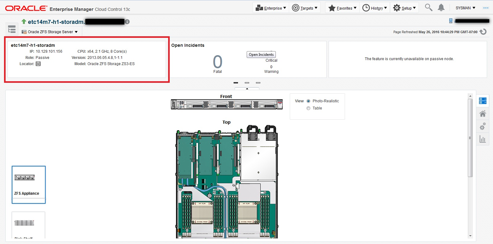 ZFS Storage Dashboard