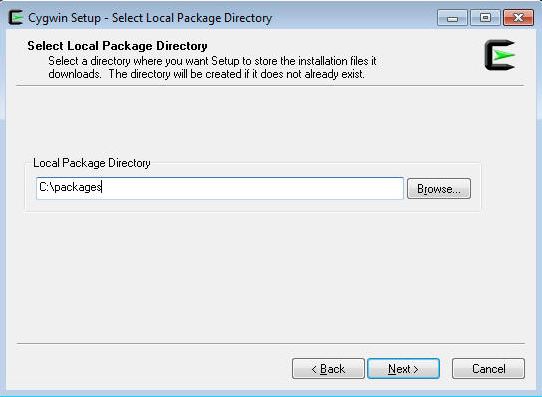 Select Local Page Directory Window
