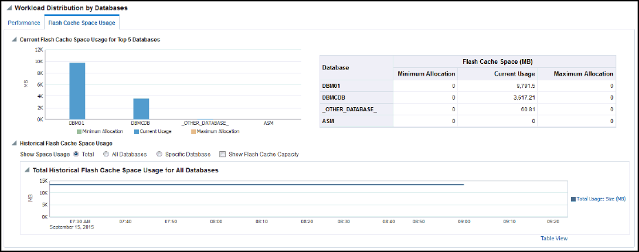 IORM Performance - Flash Cache Space Usage