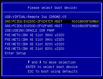 image:图中显示了 Legacy BIOS 引导模式下的 “Please Select Boot Device“ 菜单。