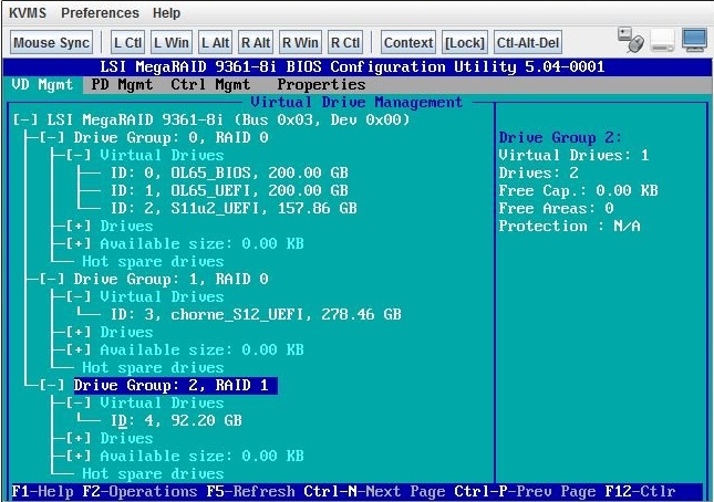 image:Figure montrant comment vérifier la création de la nouvelle unité logique.