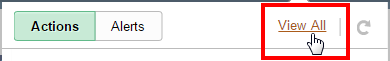 view all link notifications modal window