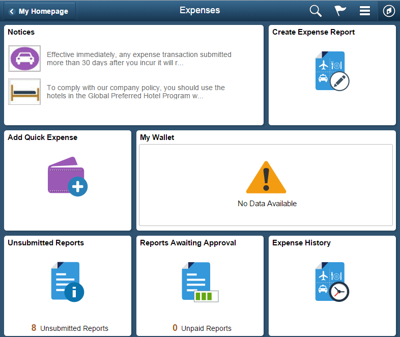 application application homepage