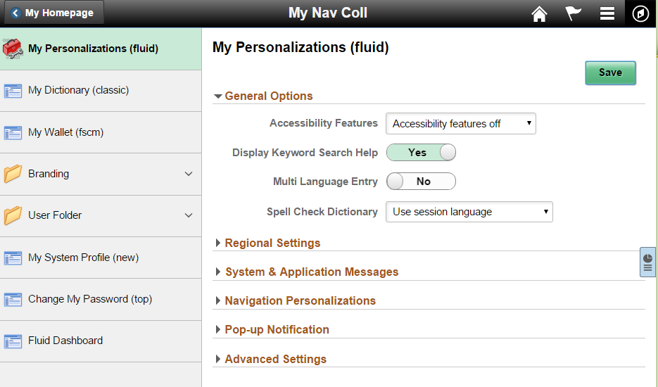 optimized application start page
