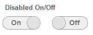 grayed-out slider switch