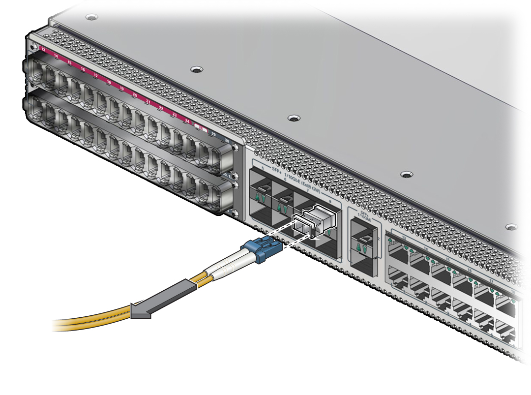 image:この図は、データケーブルを取り外しているところを示しています。