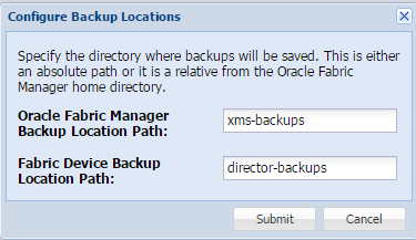 image:“Configure Backup Locations“（配置备份位置）对话框