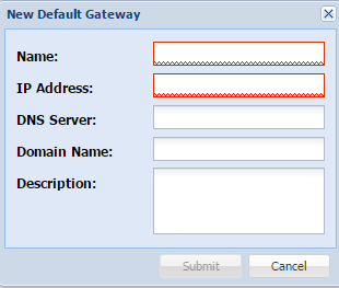 image:“New Default Gareway“（新建默认网关）对话框
