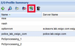 image:“I/O Profile Summary“（I/O 配置文件汇总）面板