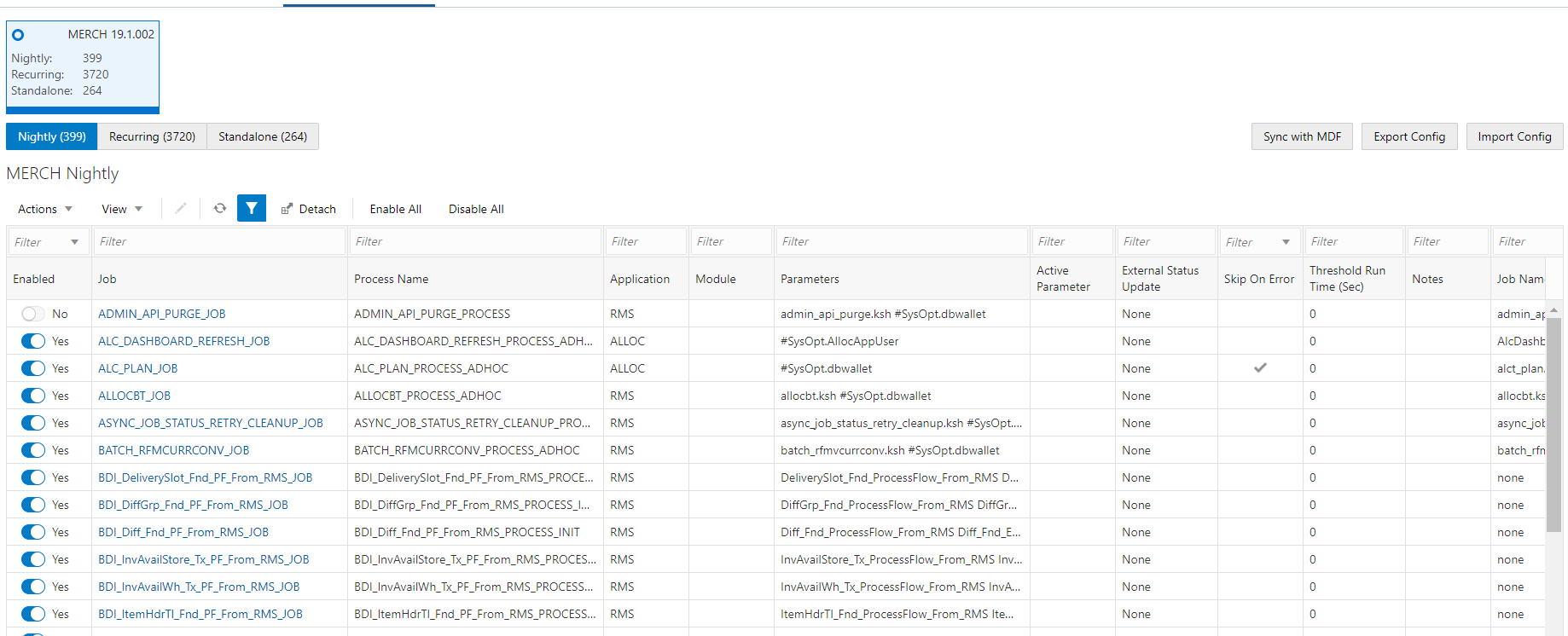 Batch Administration