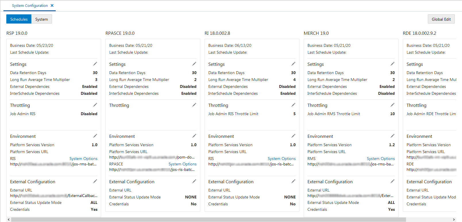 System Configuration