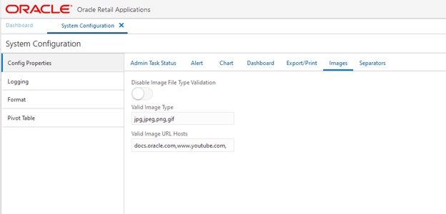Location to Allow List the URLs