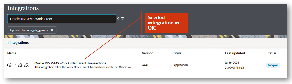 Oracle Integration Cloudとの統合