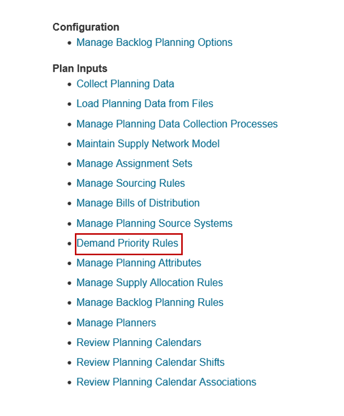 図8 Oracle Backlog Managementの作業領域の「タスク」パネル