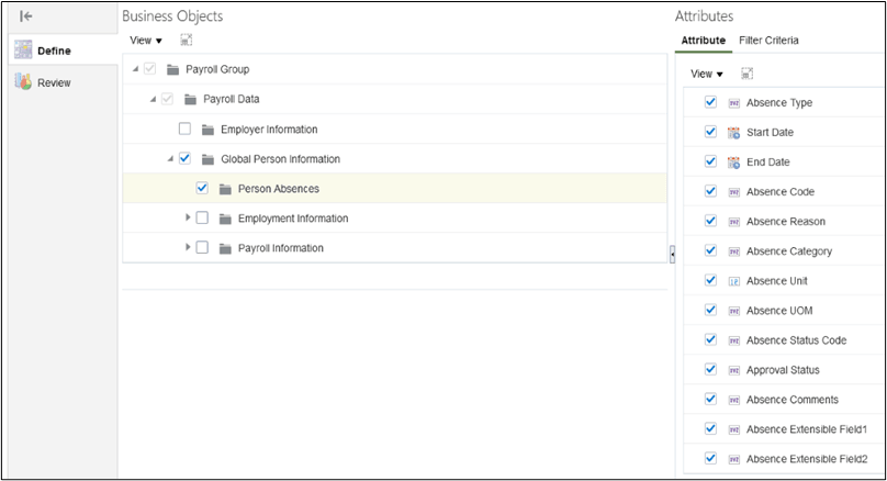 個人休暇欠勤データ