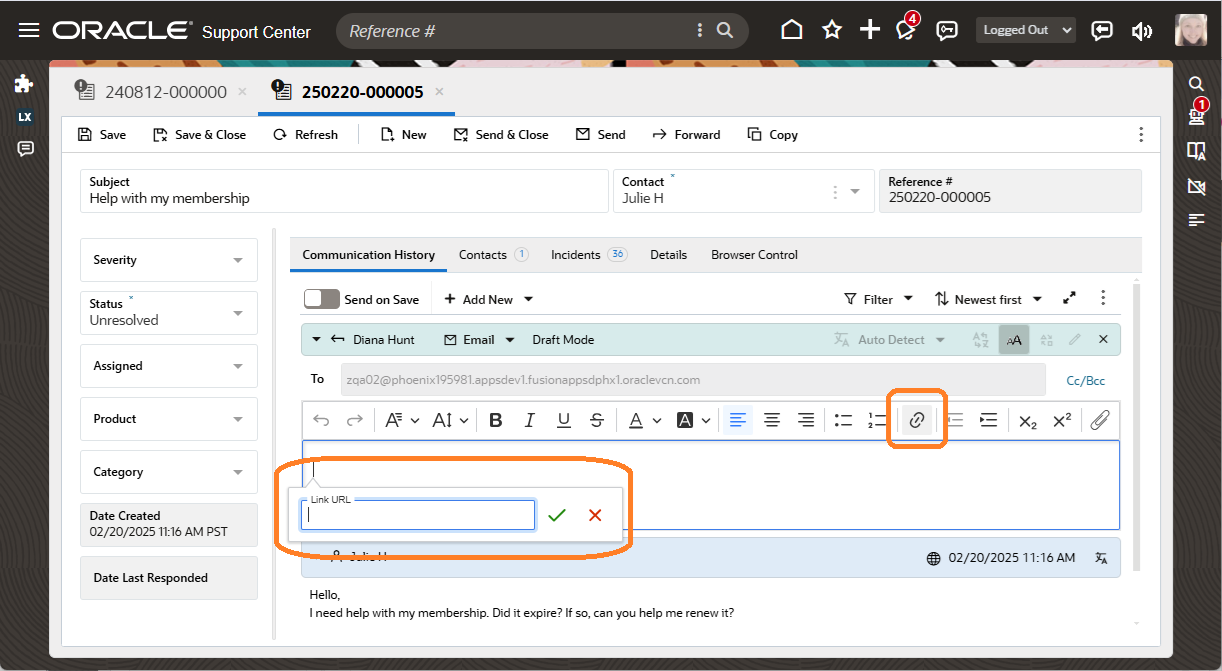 リンク・ツールバー・アイコン