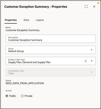 ビジュアライゼーション・プロパティ