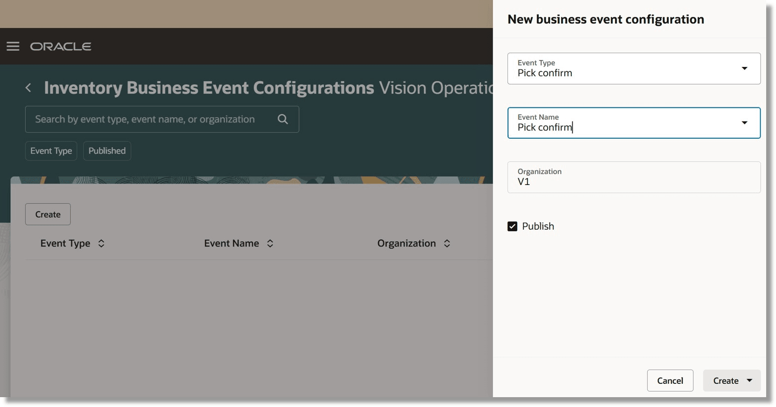 ビジネス・イベントの構成