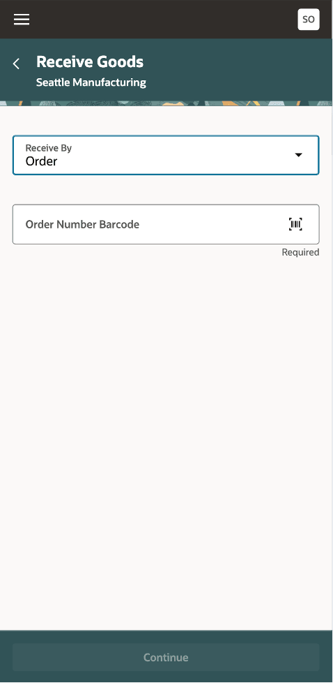 モバイル商品の受入