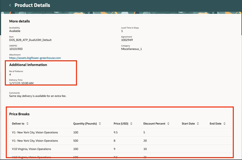BPA明細のDFFおよび価格分岐
