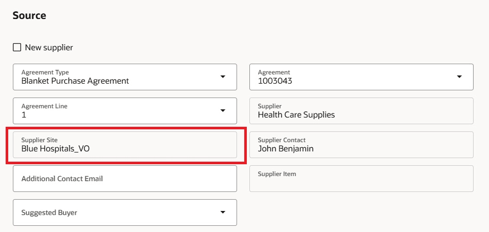 「未割当サイトからのオーダーを許可」が有効でないときの既存の動作