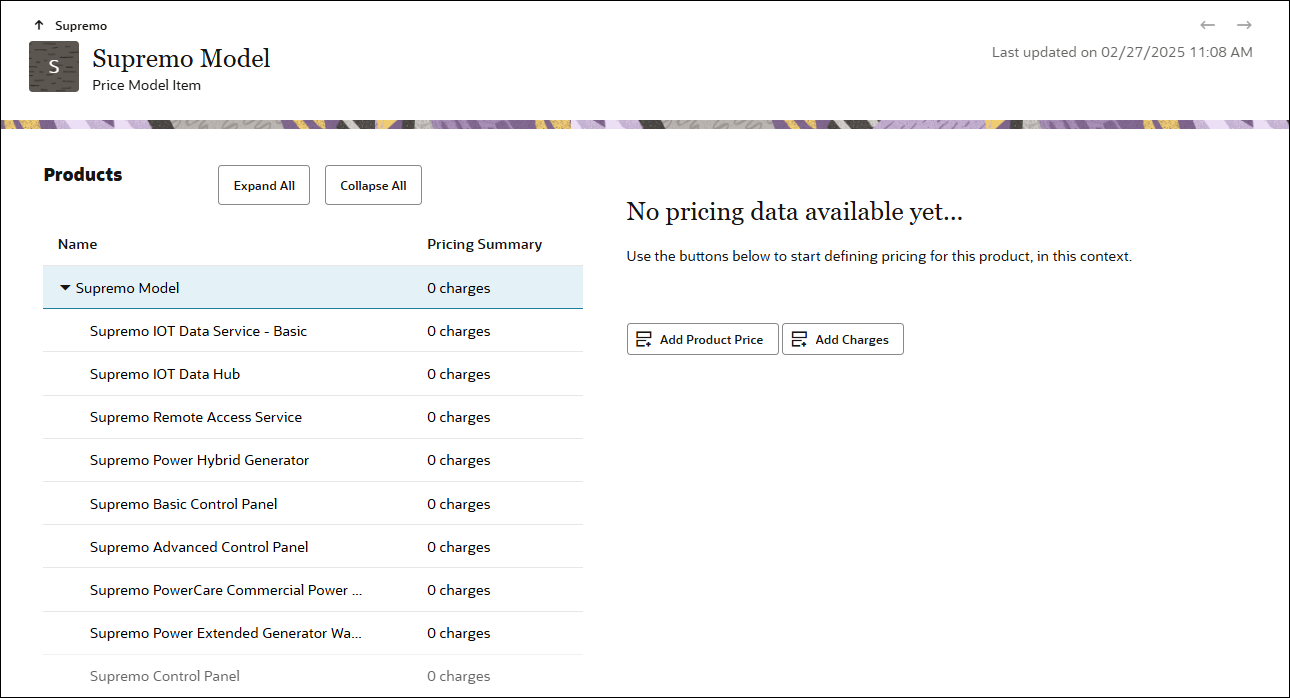 製品構造ビュー