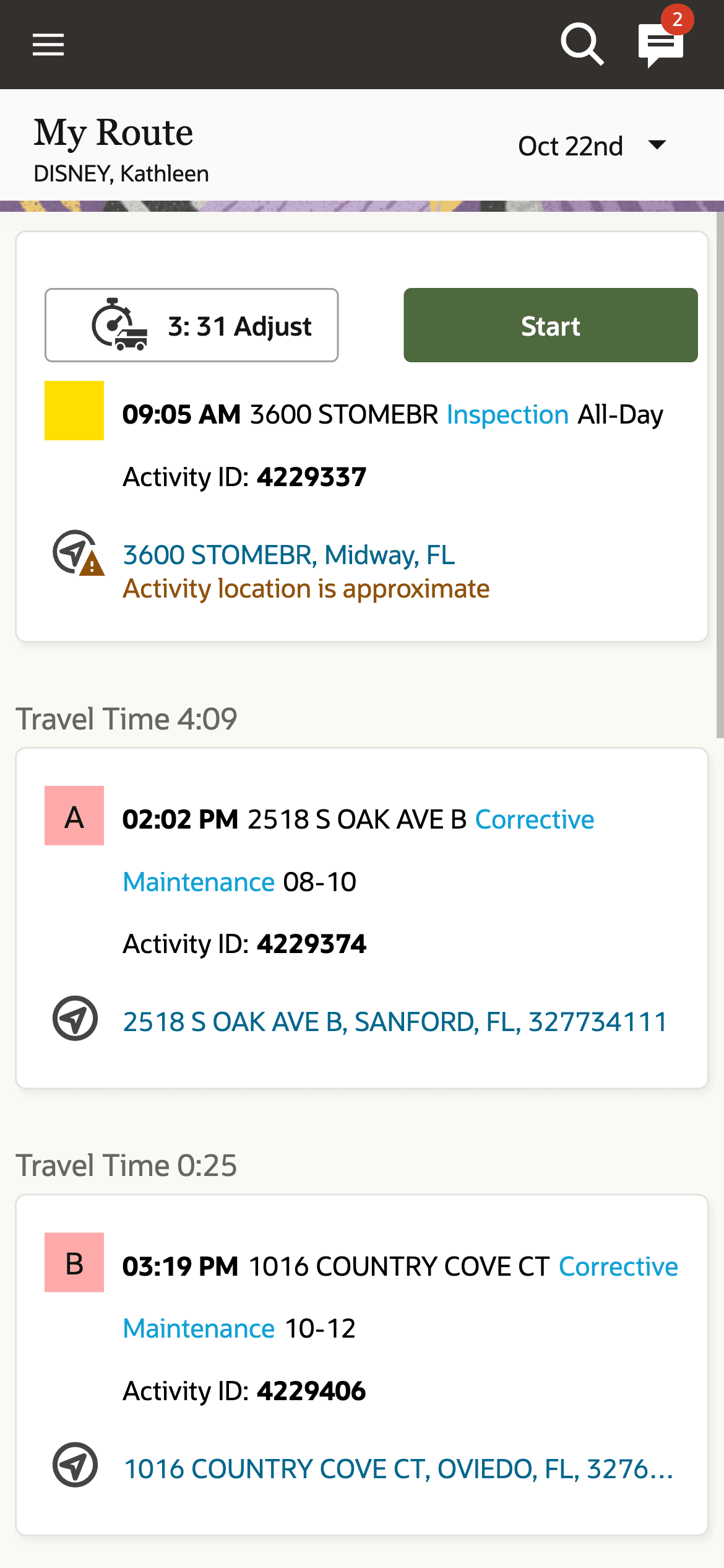 ナビゲーション支援