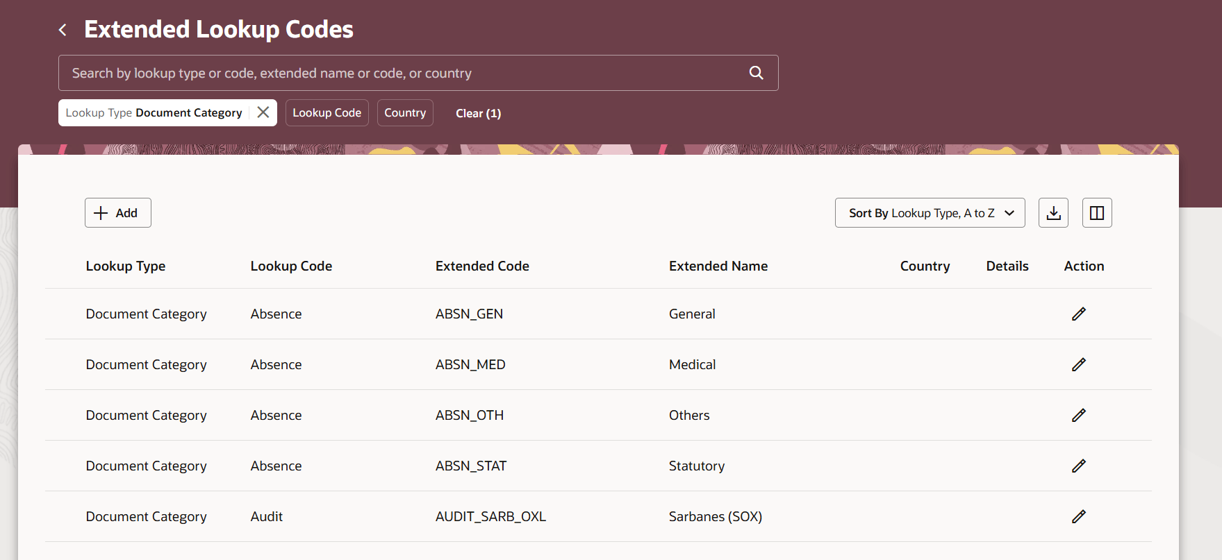 拡張参照コードの検索結果