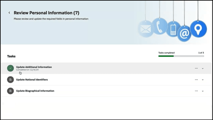 正常に完了したジャーニ・タスク
